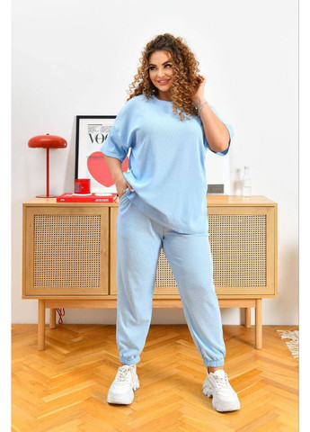 Костюм двойка с высокой посадкой More_bboutique Брючний костюм (353848571)