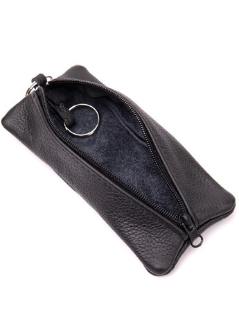 Містка ключниця шкіряна Shvigel чорна (sku_15310) No Brand (327820503)