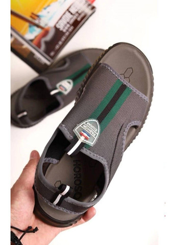 сандалии мужские текстильные серые Horoso