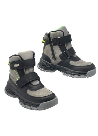 Серые повседневные зимние зимние ботинки Clibee