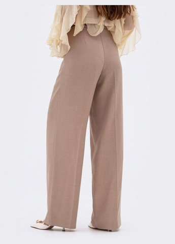 широкие брюки бежевого цвета Dressa (331783647)