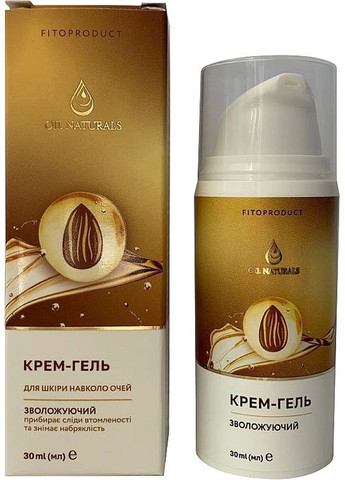 Крем-гель для кожи вокруг глаз "Увлажняющий" с миндальным маслом Oil Naturals 30ml (1368552-16498497) Fito Product (368631661)