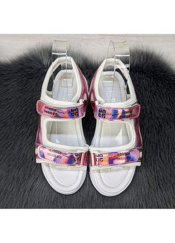 Розовые босоножки женские спортивные на платформе Horoso