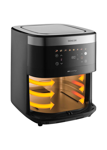 Мультипечь Vita, 1700Вт, чаша-9л, сенсорное управл., 7 программ, металл/пластик, с окошком, серо-черный Sencor (360397946)