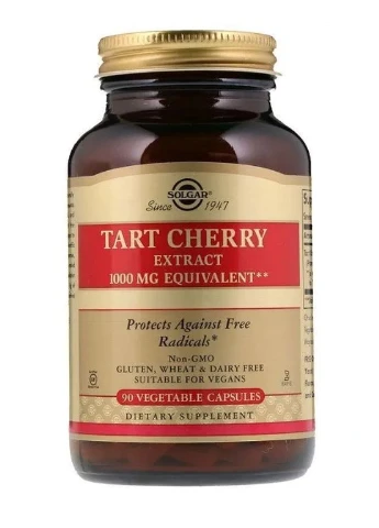 Экстракт дикой вишни Tart Cherry 1000 мг 90 капс Solgar (359473177)