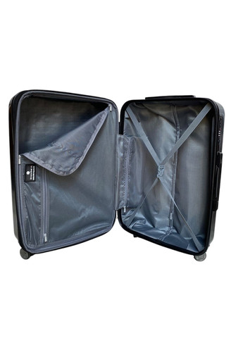 Чемодан большой 91603 поликарбонат L Серый Snowball (364845856)