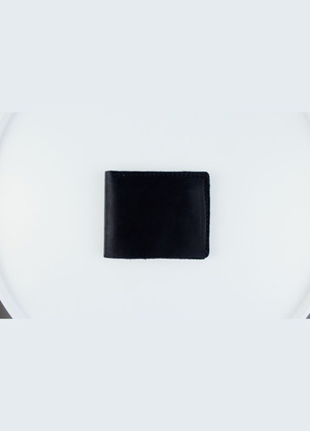 Гаманець чоловічий біфолд з натуральної шкіри чорний SKILL (296487237)