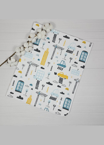 Набор для новорожденного: 4 пеленок, плед и полотенце a.l.babybox Паровозик No Brand (333834560)