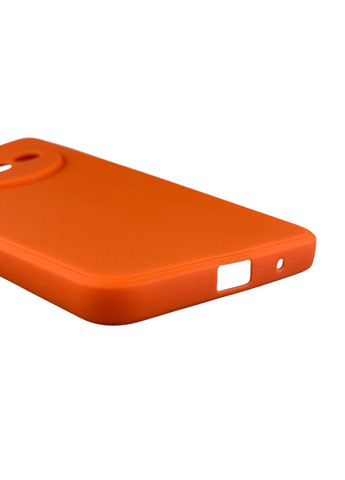Чехол для Redmi A3 с квадратными гранями с защитой камеры на сяоми редми а3 оранжевый Xiaomi (366020460)