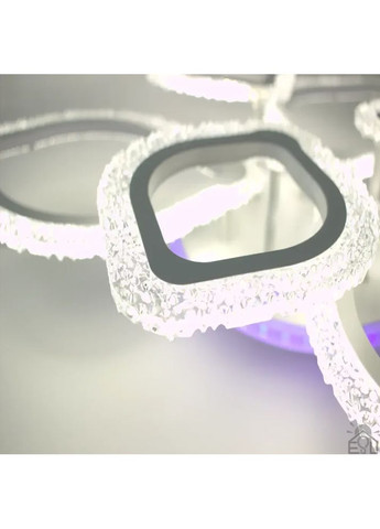 Керована світлодіодна люстра AZALIA ICE RGB 100W 7R-APP-680x110-WHITE/WHITE-220-IP20 ESLLSE (365651676)