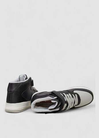 Черные демисезонные кроссовки мужские зимние на меху Sport Line