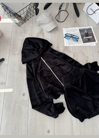 Жіночий велюровий костюм з шортами No Brand С1527-061/1 (342371613)