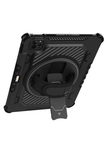 Броньований протиударний чохол-підставка Mecha з кріпленням для стілусу для Apple iPad Pro 11 2020/2021/2022 Black BeCover (360415063)