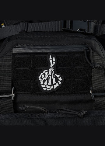 Нашивка Crossed Fingers (вишивка) Black M-TAC (315047544)