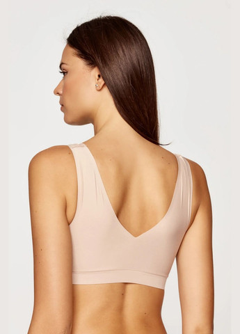 Бежевый топ бесшовный бра-топ Chantelle без косточек