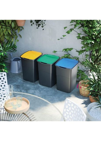 Контейнер для сміття Koral bin 47 л (67032) чорний/ Curver (365877178)