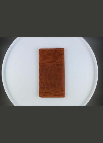 Мужское портмоне из натуральной кожи Crazy Horse тиснение крокодил SH008 (Светло-коричневый) SKILL (322605469)