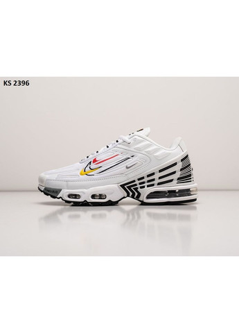 КРОСІВКИ ЖІНОЧІ NIKE AIR MAX PLUS III WHITE НАЙК АІР МАКС ТН ПЛЮС No Brand білі демісезони (369391598)