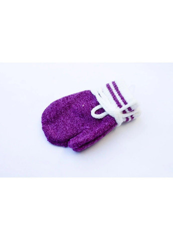 Рукавиці дитячі в'язані бузковий меланж 5005-10 BR-S (362556297)