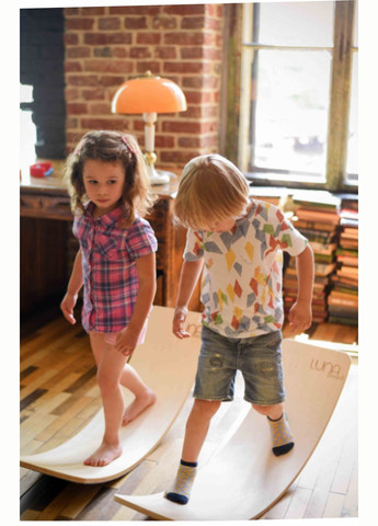 Рокерборд Luna Toys Junior 95 см x 29 см x 20 см СІРИЙ МЕЛАНЖ LunaToys (306552664)