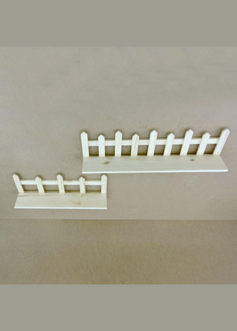 Полиця настінна для квітів з дерева Сорокаба 60-90 бланже (ЦВС-60905101) No Brand (328227409)