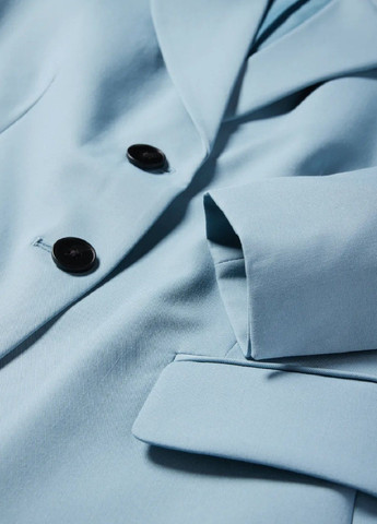 Светло-голубой женский жакет C&A однотонный - летний