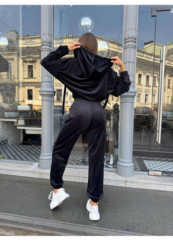 Жіночий велюровий спортивний костюм-трійка No Brand Б780-1011 (355312635)