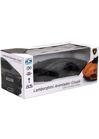 Машинка на р/в Lamborghini Aventador LP 700-4 Black (124GLBB) KS Drive (323166664)
