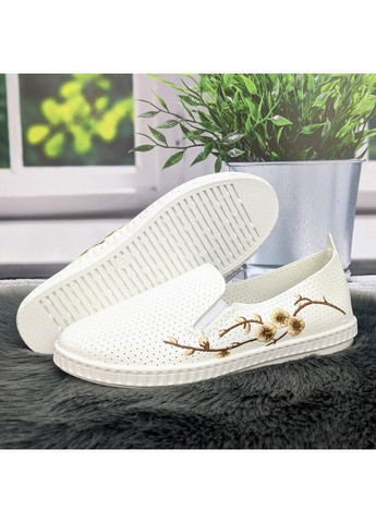 Белые слипоны женские SV