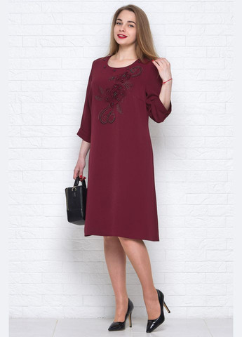 Вишневое платье 14245-2 Alenka Plus