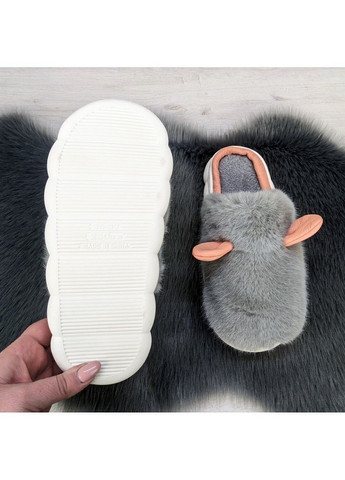 Тапочки жіночі домашні хутряні з вушками Fashion (311216660)