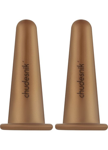 Банки вакуумні для масажу обличчя "Краса, молодість та пружність шкіри", бронзові 2шт (1361238-27065944) Chudesnik (368902085)