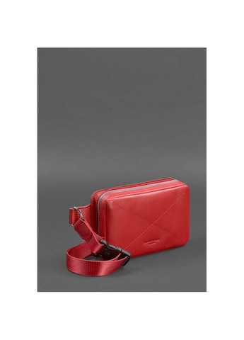 Сумка жіноча шкіряна через плече Dropbag Mini червона BlankNote (302007636)