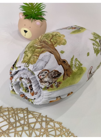 Простирадло на гумці в дитяче ліжечко, польська бязь, розмір 60*120 No Brand (370370110)