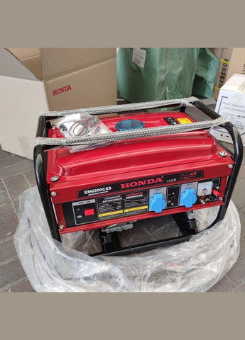 Электрогенератор бензиновый 3.5 кВт медная обмотка/ручной стартер (1976316542) Honda EM6500CXS (328261690)