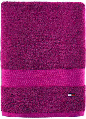 Tommy Hilfiger рушник банний modern american solid cotton bath towel рожевий рожевий виробництво -
