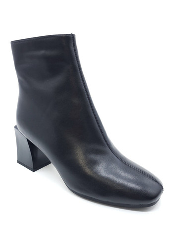 Осенние женские ботинки черные кожаные al-14-6 24,5 см (р) Anna Lucci