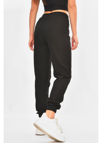 Штани жіночі однотонні чорного кольору Let's Shop (358058530)