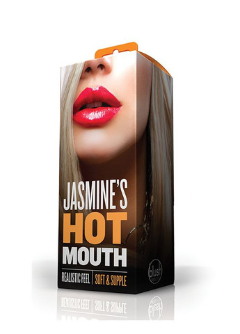 T330600 Мастурбатор ротик X5 MEN Jasmines HOT mouth BEIGE, Бежевий Blush (297398948)