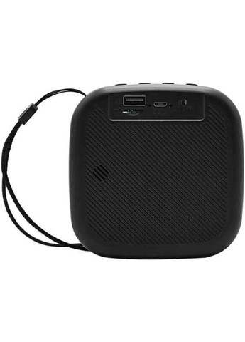 Колонка Bluetooth L011 портативна акустика з насиченим звуком FM-радіо та підтримкою USB microSD і AUX з RGB 5 Вт Чорний No Brand (366734759)