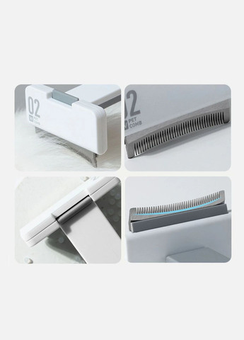 Фурминатор для удаления шерсти кошек и собак Cat закруглённый, расческа-триммер с кнопкой очистки M Nerve (299915477)