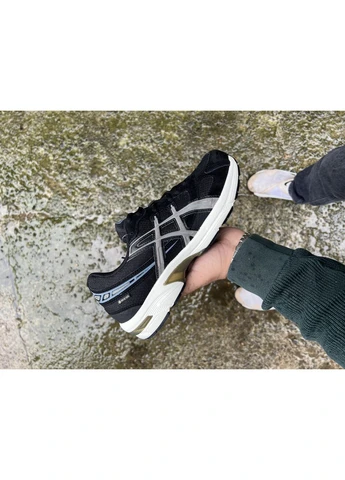 Черные летние кроссовки asics gel-1130 black beige асикс гель 1130 No Brand