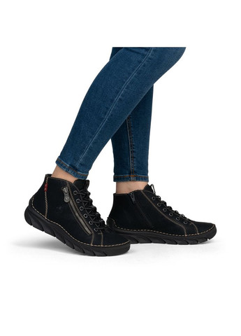 Черевики (р) Екошкіра 0-1-1-55048-00 Rieker (340908231)