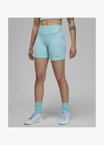 Шорти жіночі Ribbed Bike Shorts Turquoise DZ3180-464 Air Jordan (326784098)