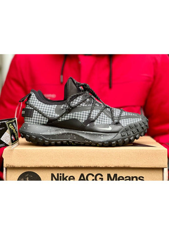 Чорні Осінні кросівки чоловічі nike acg mounth low gore-tex black найк асж маунс No Brand