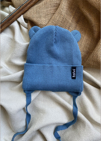 Детская шапка на завязках с милыми ушками Talvi Йоко (321963782)