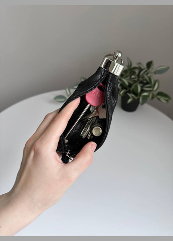 Ключница кожаная для обычных ключей на змейке с кольцом VI&VA (294983646)