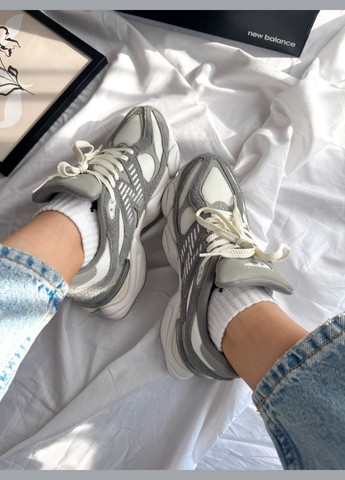 Кросівки жіночі і чоловічі New Balance 9060 grey | Нью Беланс 9060 сірі No Brand сірі демісезони (347640464)