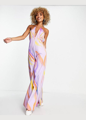 Комбинезон разноцветный Asos лиловый