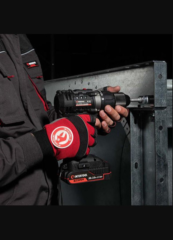 Шурупокрут акумуляторний 20 В x 2 А·год Li-Ion Storm (WT-0351) Intertool (316632377)